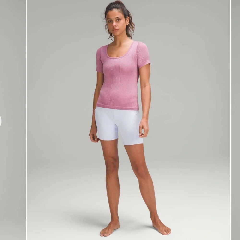 Lululemon Ebb to Street Short-Sleeve Shirt in Velvet Dust